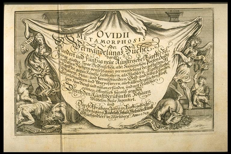 Ovid Metamorphoses title page